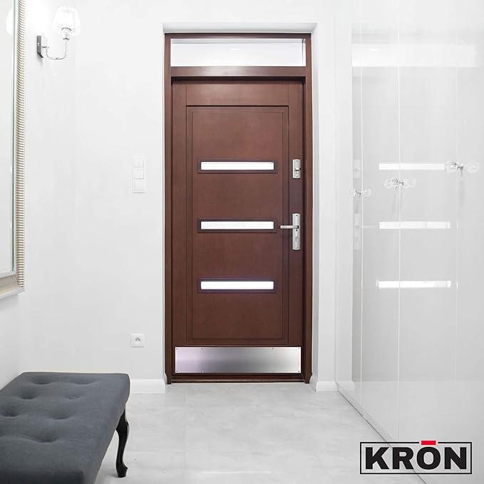 GALOFAY Self Adhesive Door Kick Plate 32 Inches Acrylic Decorative